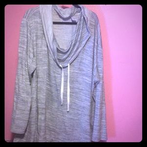 Livi Active heather grey cowl neck sweatshirt 26